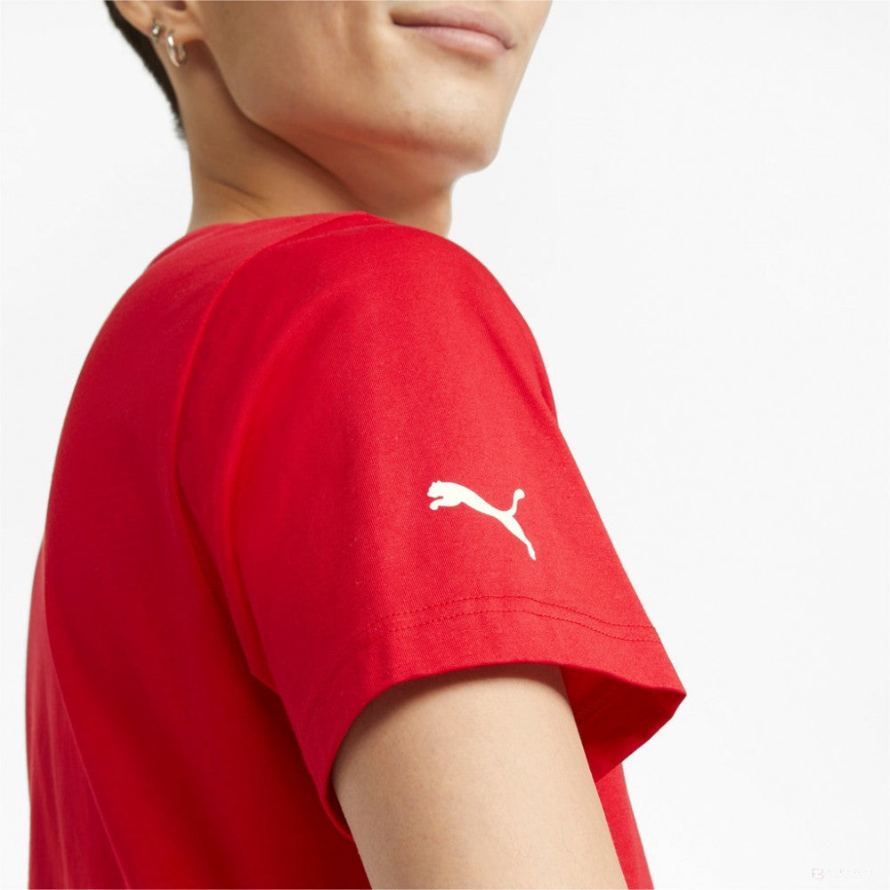 T-shirt col rond, Puma Ferrari, 2022, Rouge - FansBRANDS®