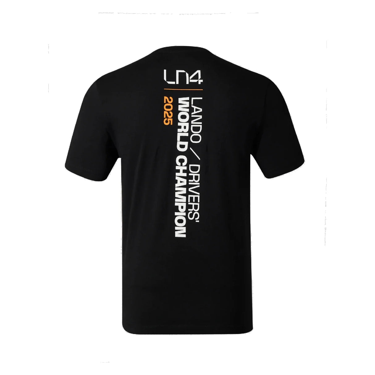 T-shirt McLaren, Lando Norris, Champion du monde 2025, Édition Spéciale, noir