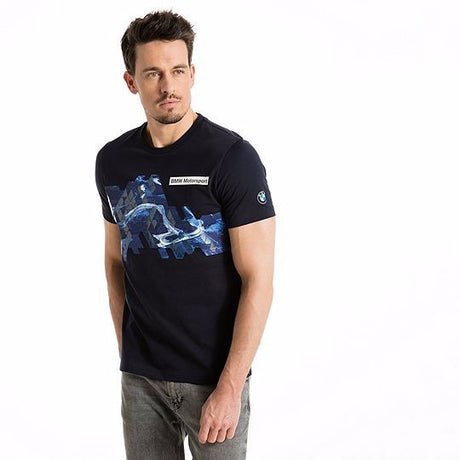 T-shirt col rond Bmw Motorsport, bleu - FansBRANDS®