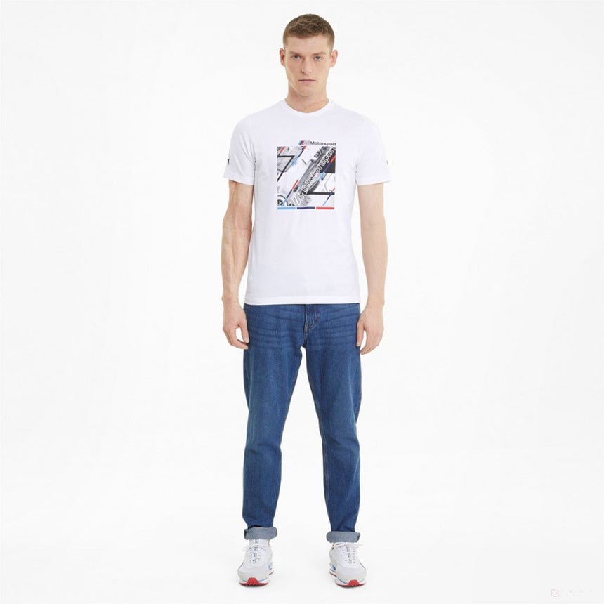 2021, blanch, Puma BMW MMS graphique T-shirt - FansBRANDS®