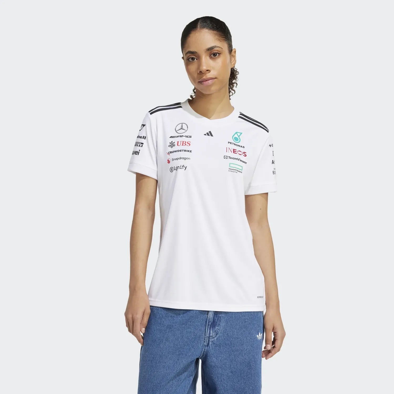 Mercedes T-shirt Pilote manches courtes - Femme 🔥