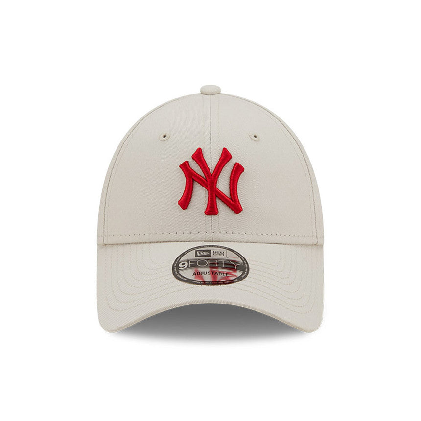 Casquette New York Yankees, New Era, 9FORTY, essentiel, crème