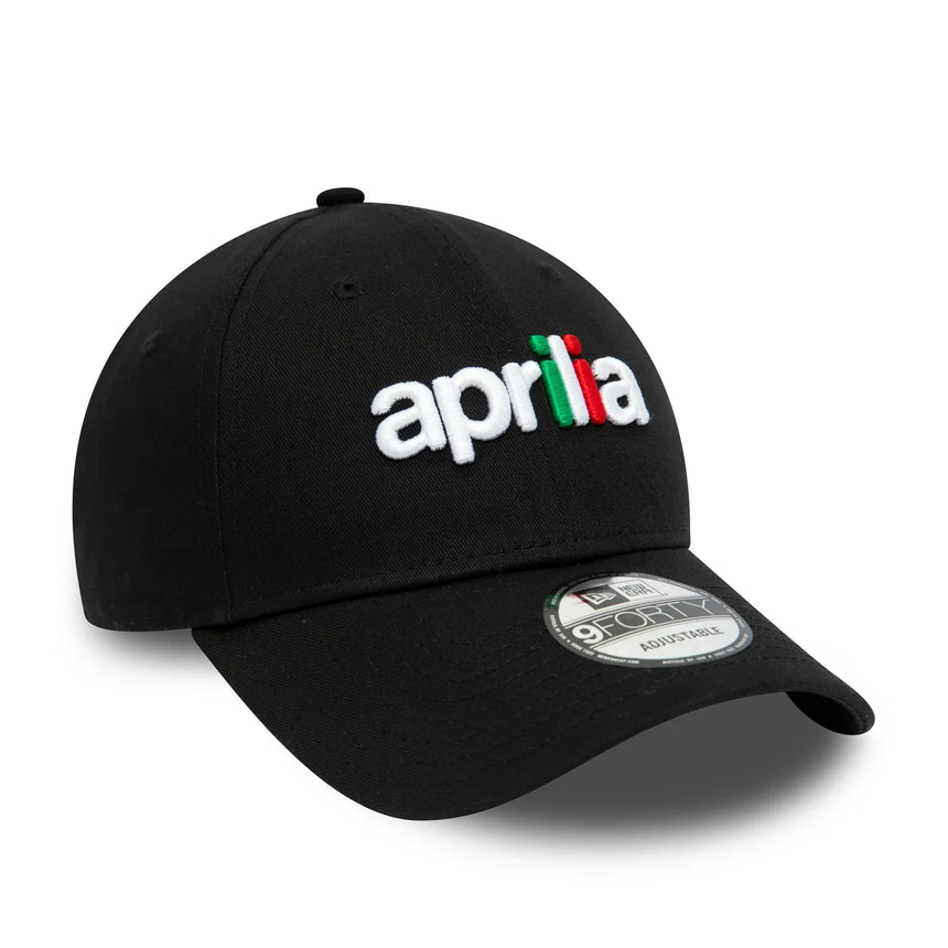 Casquette Aprilia Essential, New Era, 9FORTY, noire