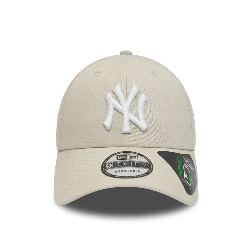 Casquette des Yankees de New York, New Era, 9FORTY, essentiel, beige