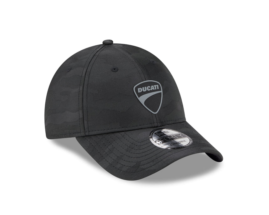 Casquette Ducati, New Era, 9FORTY, camouflage, noire