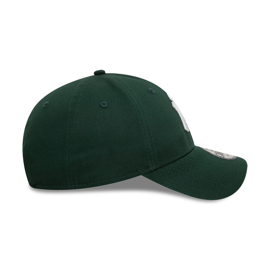 Casquette des Yankees de New York, New Era, 9FORTY, essentiel, vert foncé