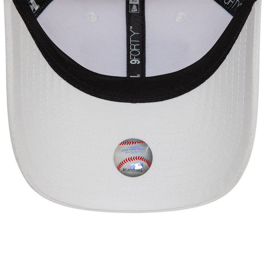 Casquette des Dodgers de Los Angeles, New Era, 9FORTY, essentielle, blanche