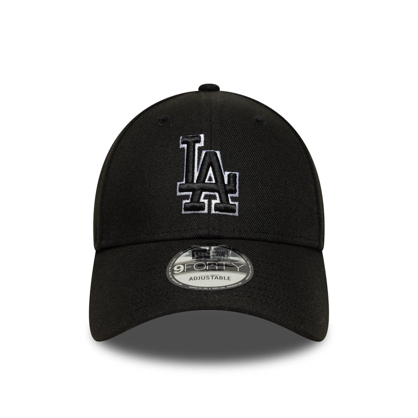 Casquette des Dodgers de Los Angeles, contour pop, New Era, 9FORTY, noir