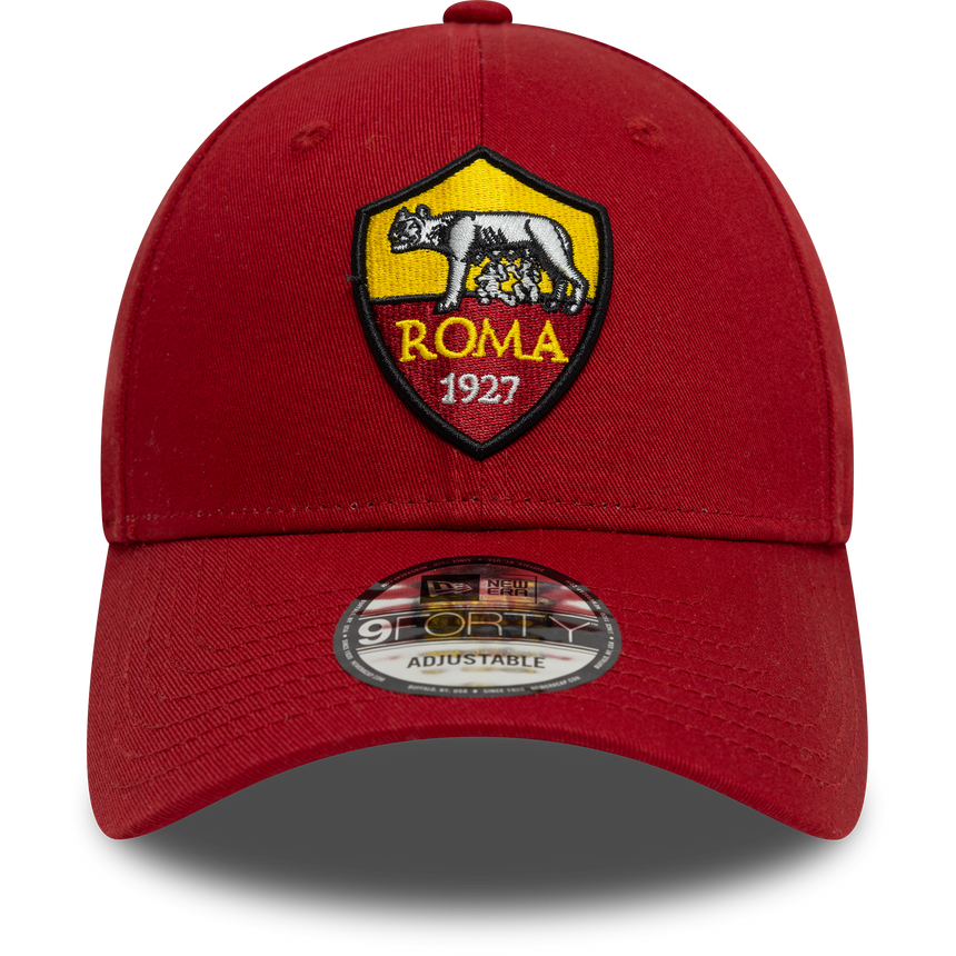 Casquette AS Roma, New Era, 9FORTY, Core, rouge
