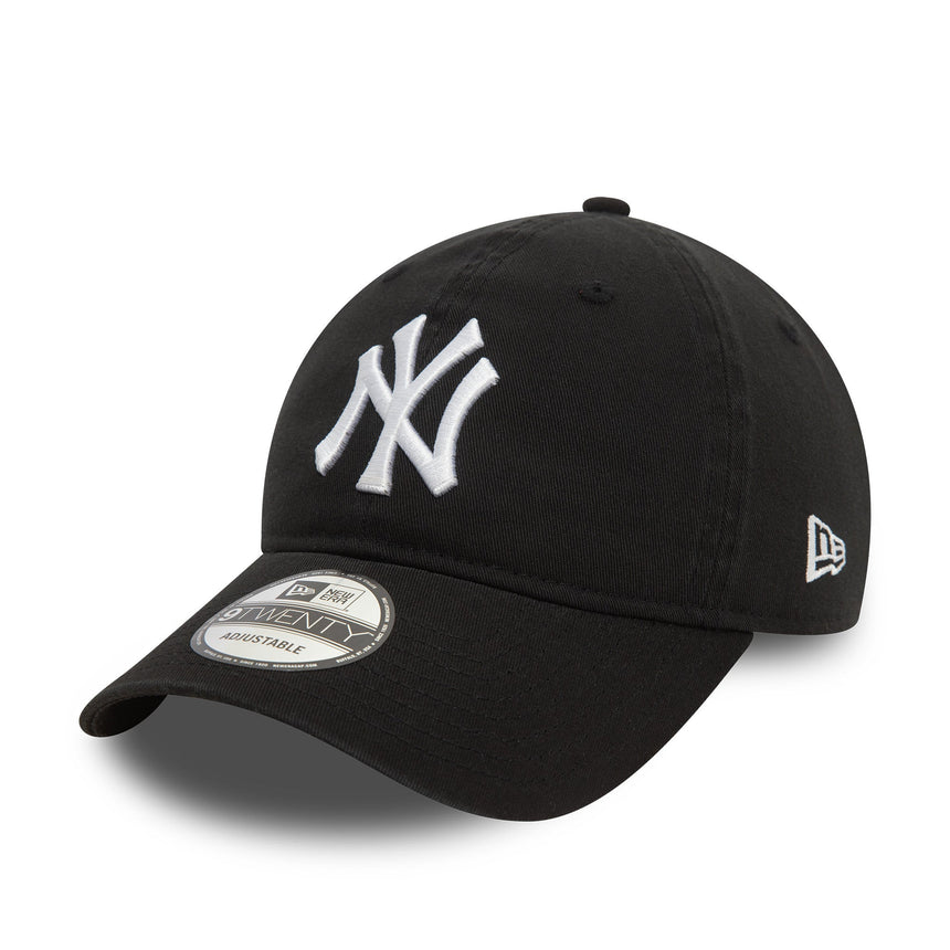Casquette des Yankees de New York, lavée, New Era, 9TWENTY, noire