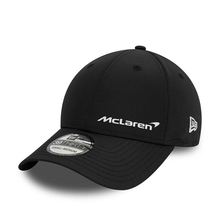 Gorra McLaren, New Era, 39THIRTY, Flawless, negra