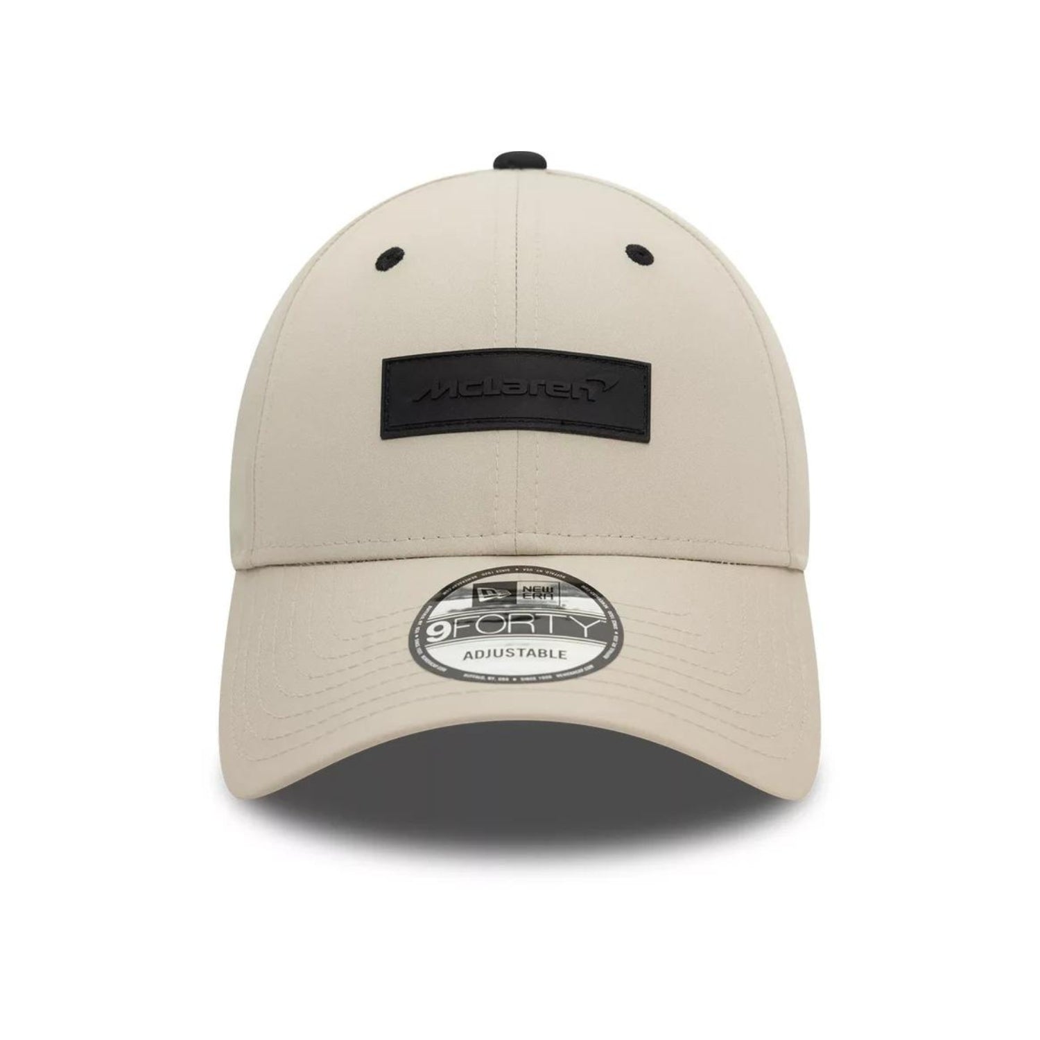 Gorra McLaren, New Era, logotipo de goma, gris