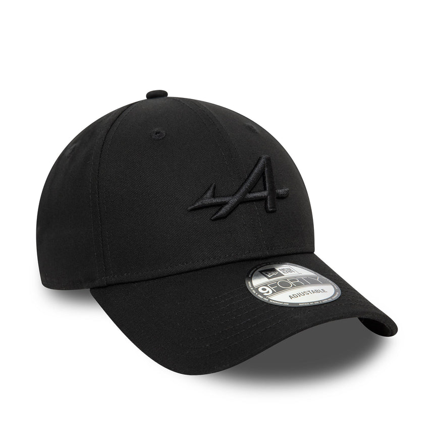 Casquette Alpine, embossée. New Era, 9FORTY, noir