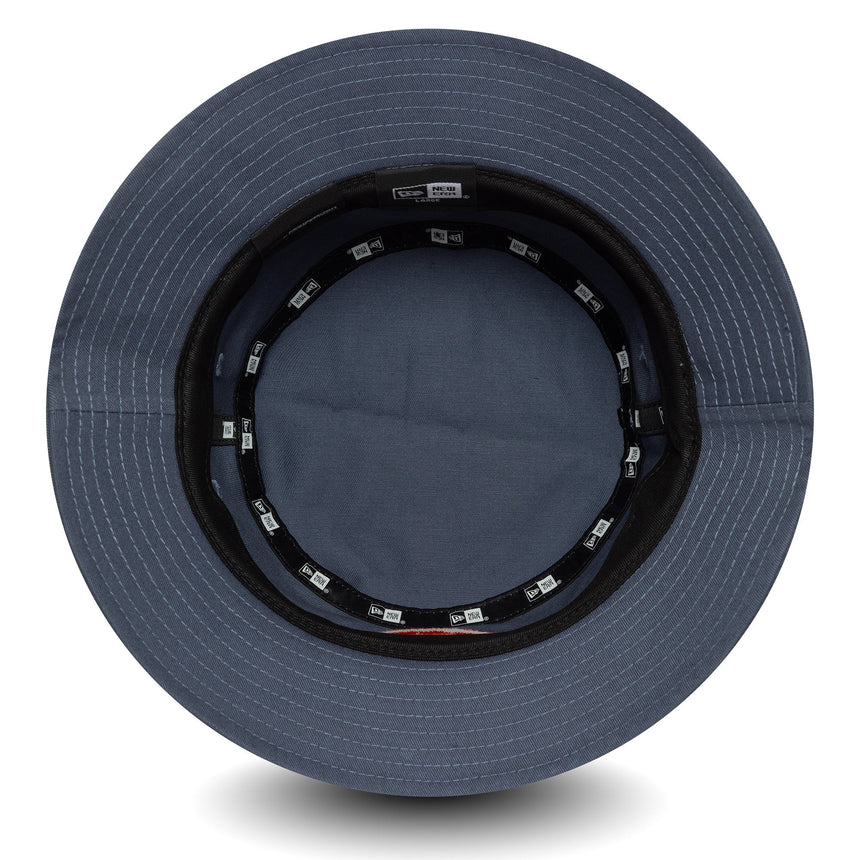 Haas casquette bucket, saisonnière, à coupe fuselée, New Era, 9FORTY, bleu