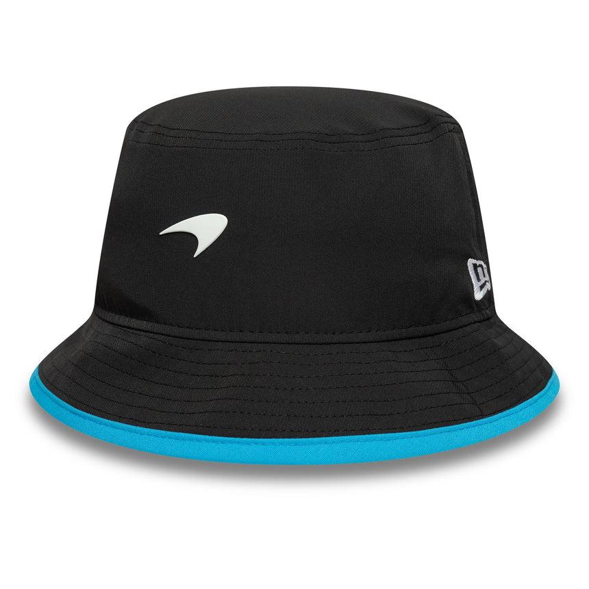 Casquette bucket McLaren, POP, New Era, coupe fuselée, noire