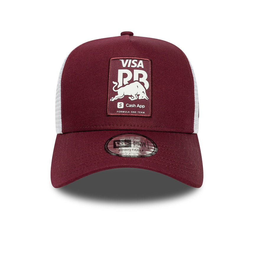 Casquette Visa RB, trucker, saisonnière, New Era, 9FORTY, bordeaux