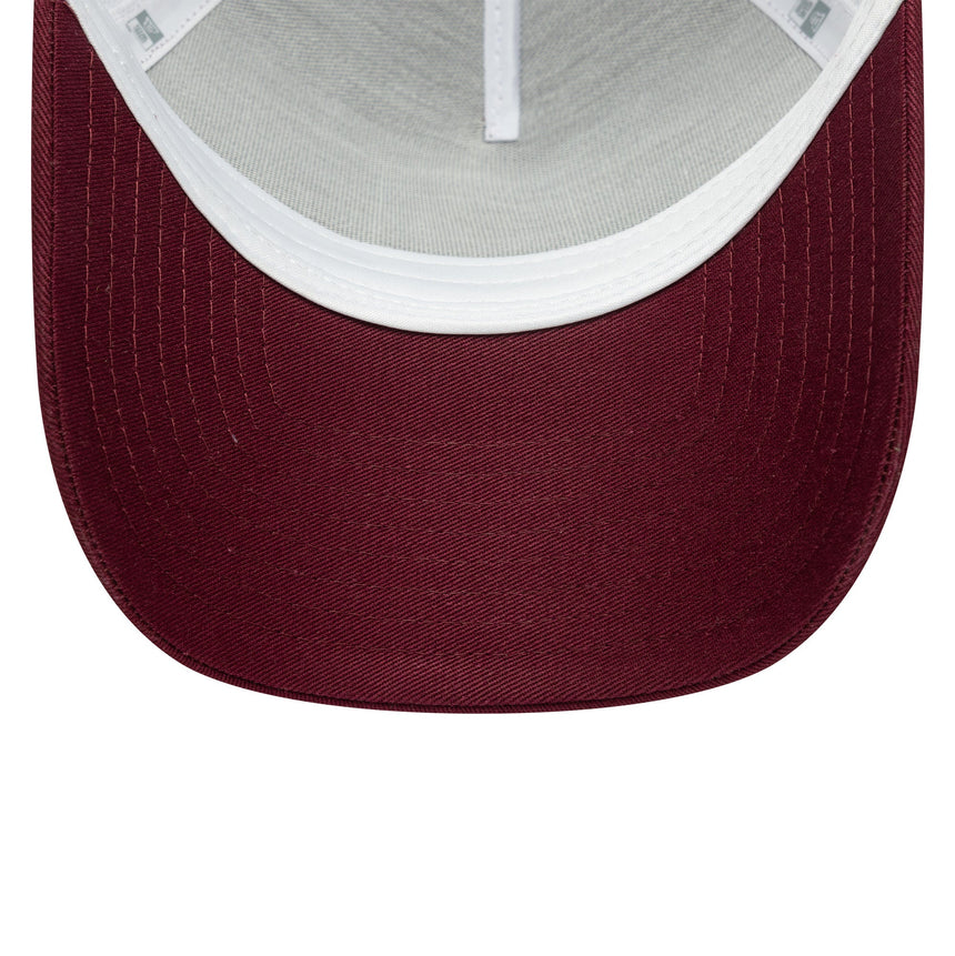 Casquette Visa RB, trucker, saisonnière, New Era, 9FORTY, bordeaux