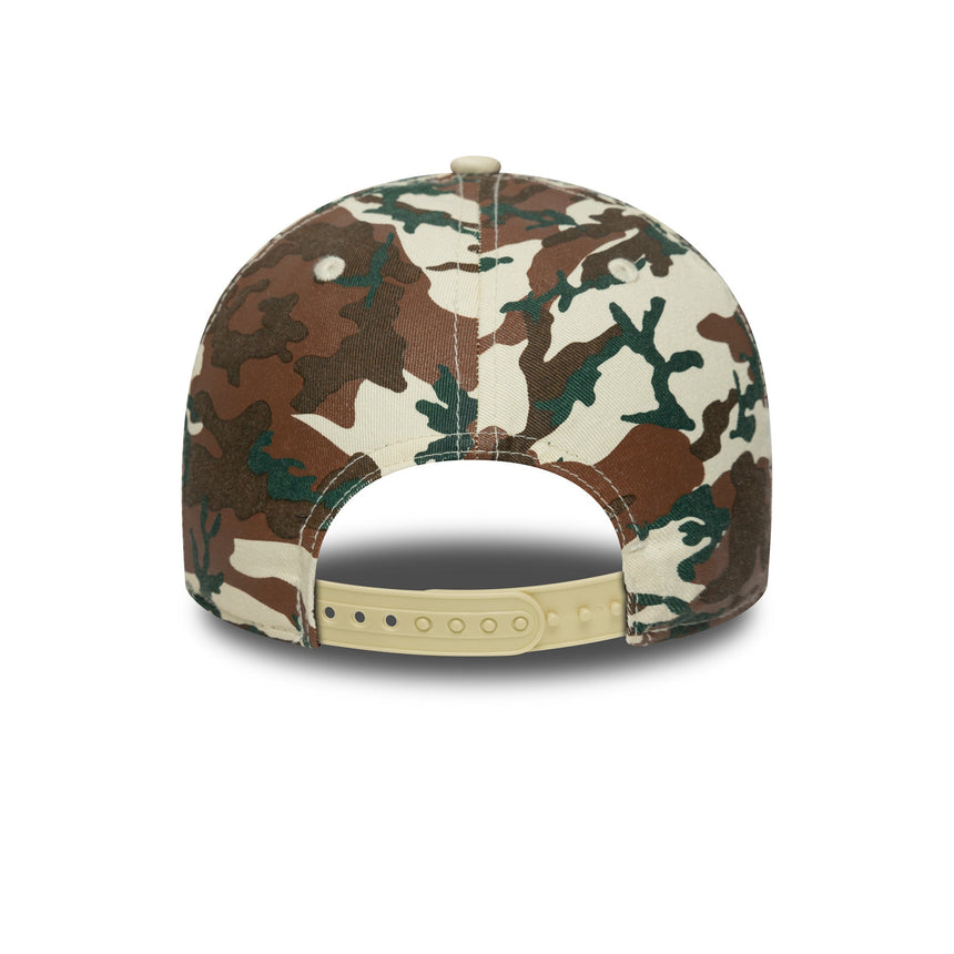 Casquette Ducati, camouflage Scrambler, New Era, 9FORTY, beige