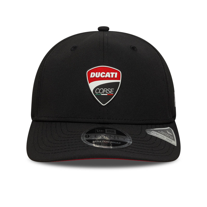 Casquette Ducati, équipe, recyclée, New Era, 9SEVENTY, bleu