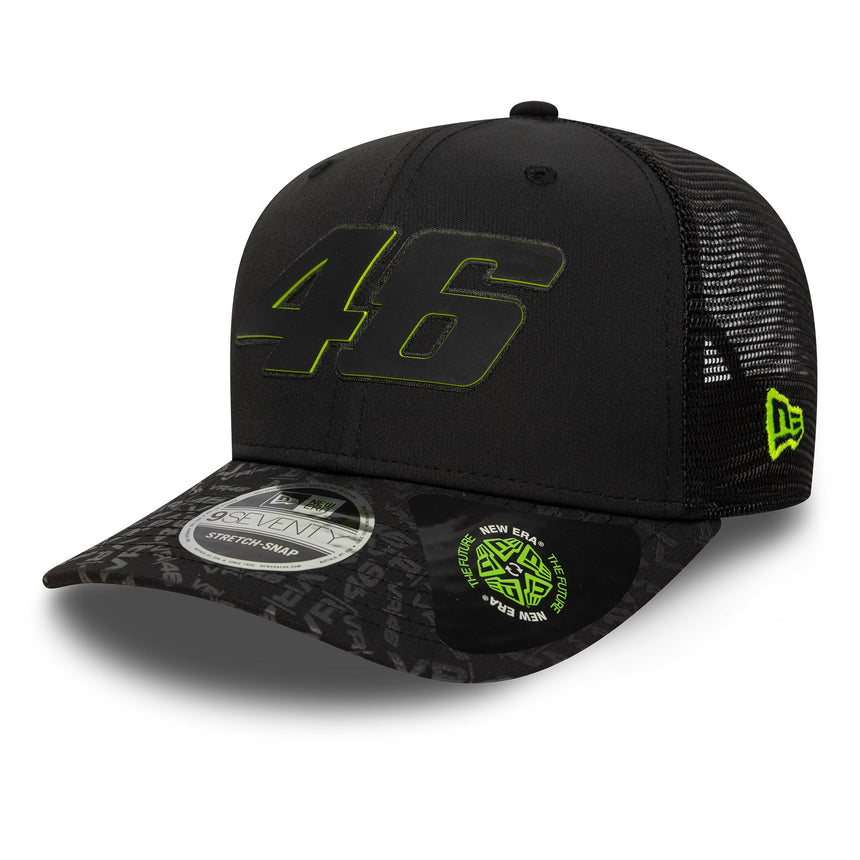 Casquette Valentio Rossi n°46, VR46, durable, New Era, 9SEVENTY, noir