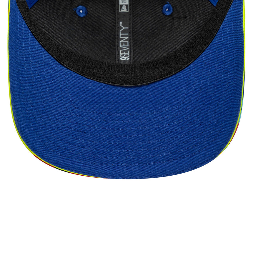 Casquette Valentio Rossi n°46, trucker, VR46, New Era, 9SEVENTY, bleu