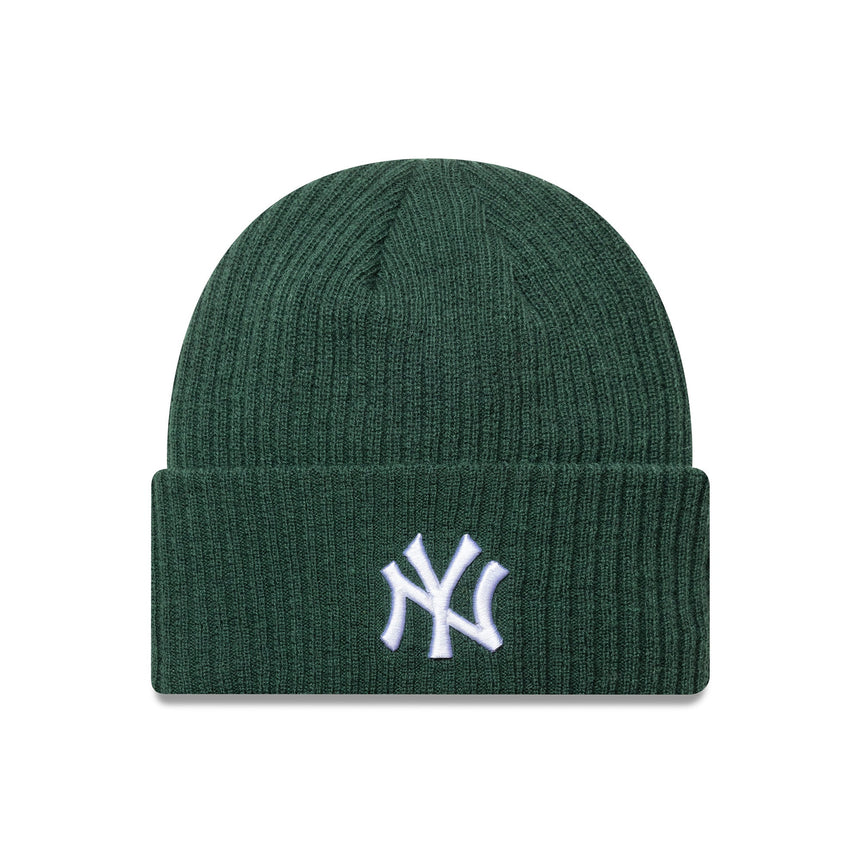Bonnet New York Yankees, bord-côtes large, New Era, vert