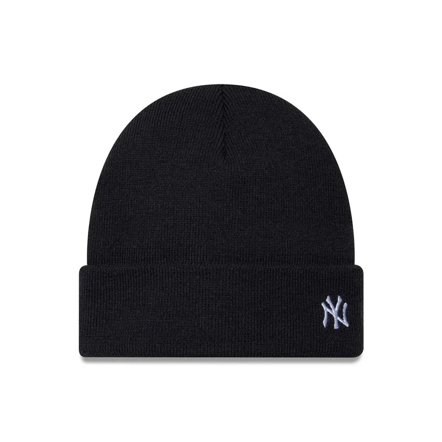 Bonnet des New York Yankees, logo mini, à revers, taille standard, bleu