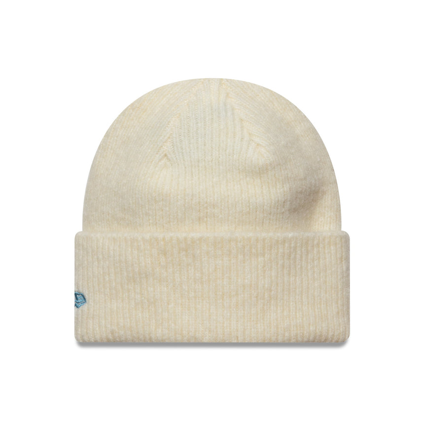 New York Yankees bonnet femme à large bord-côtes, New Era, beige