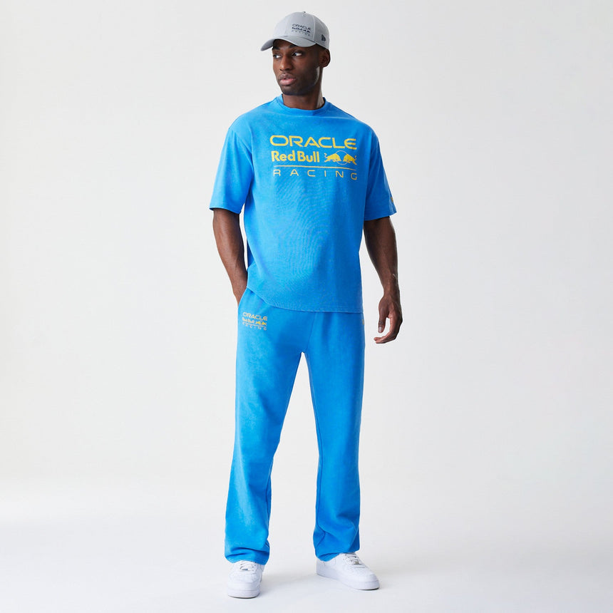 T-shirt Red Bull Racing, oversize, New Era, bleu