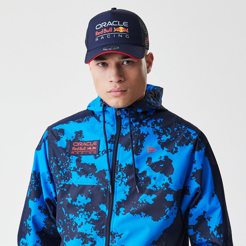 Veste Red Bull Racing, Windrunner, New Era, camouflage bleu