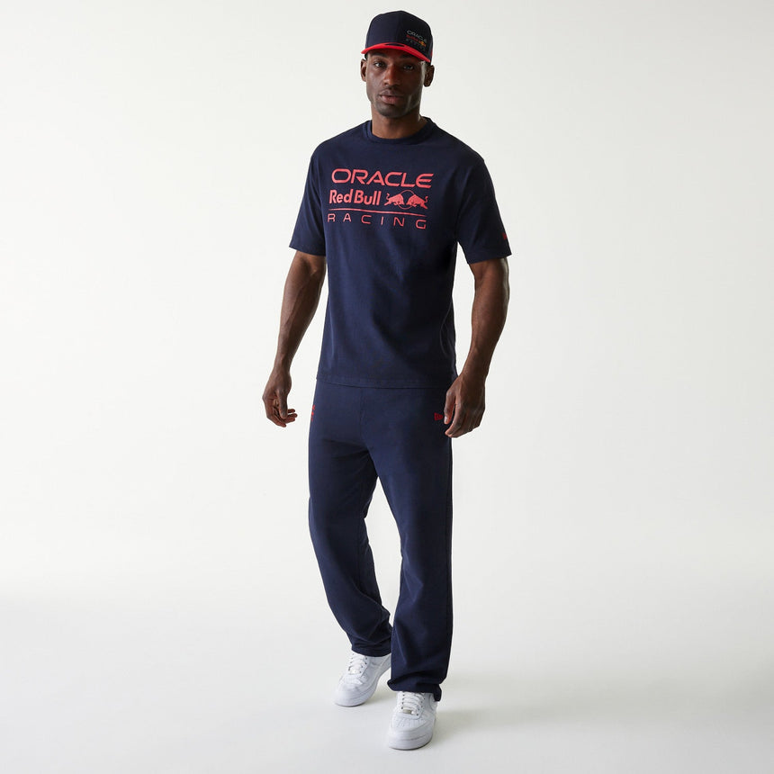 T-shirt Red Bull Racing, oversize, New Era, bleu foncé