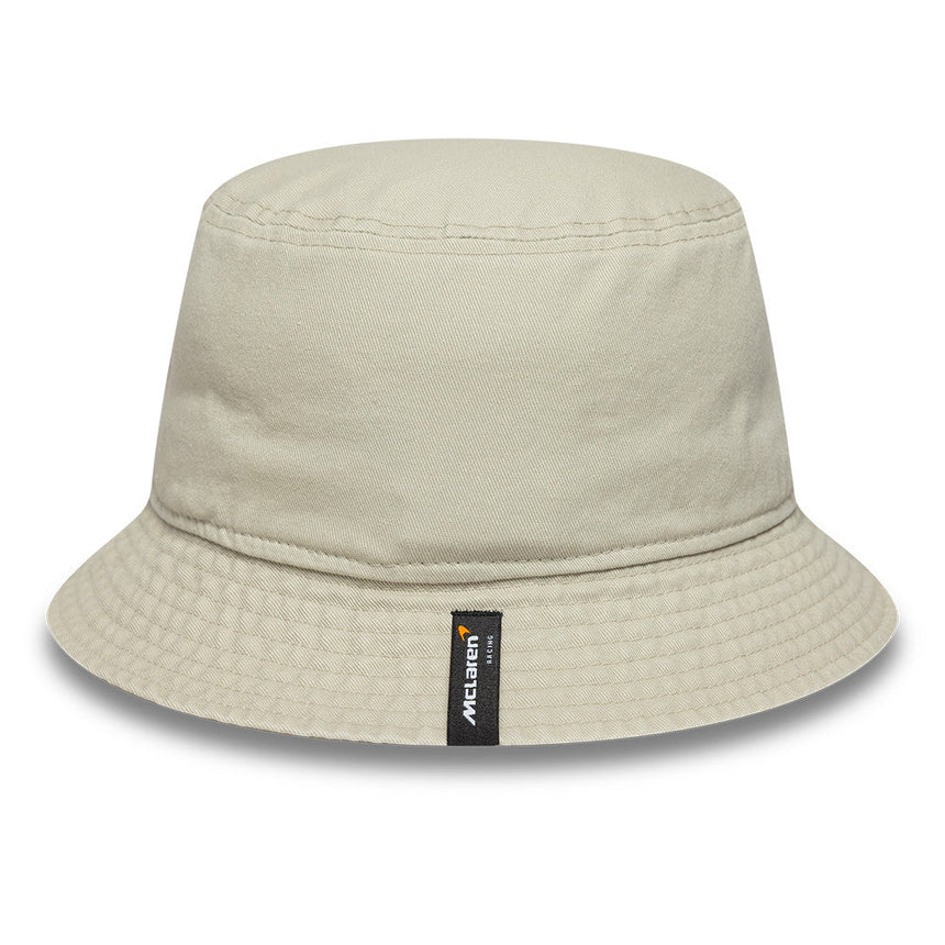 casquette bucket McLaren x Reiss, ajustée, New Era, blanc