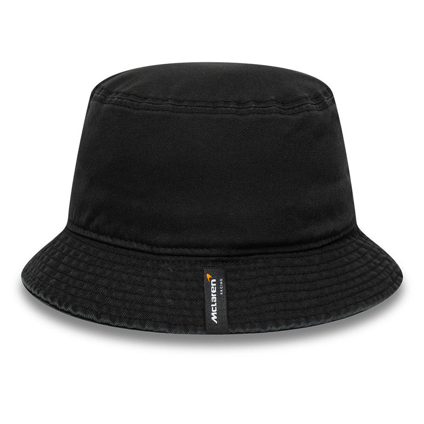 Casquette bucket McLaren x Reiss, à coupe fuselée, New Era, noir