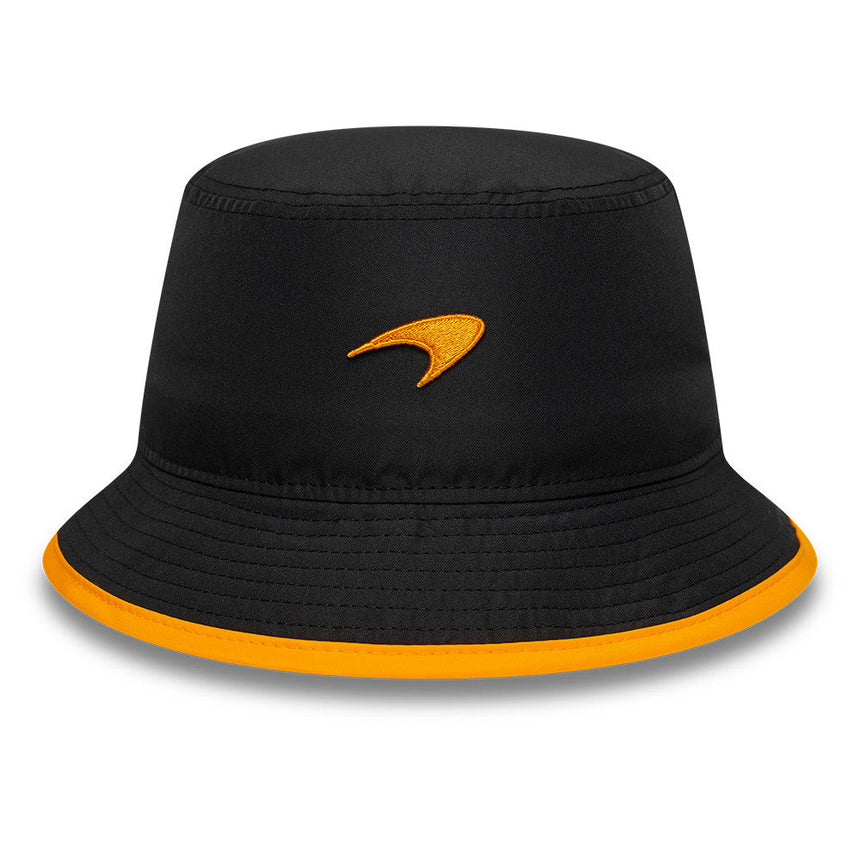 Chapeau de seau McLaren x Reiss, saisonnier, effilé, New Era, 9FORTY, noir