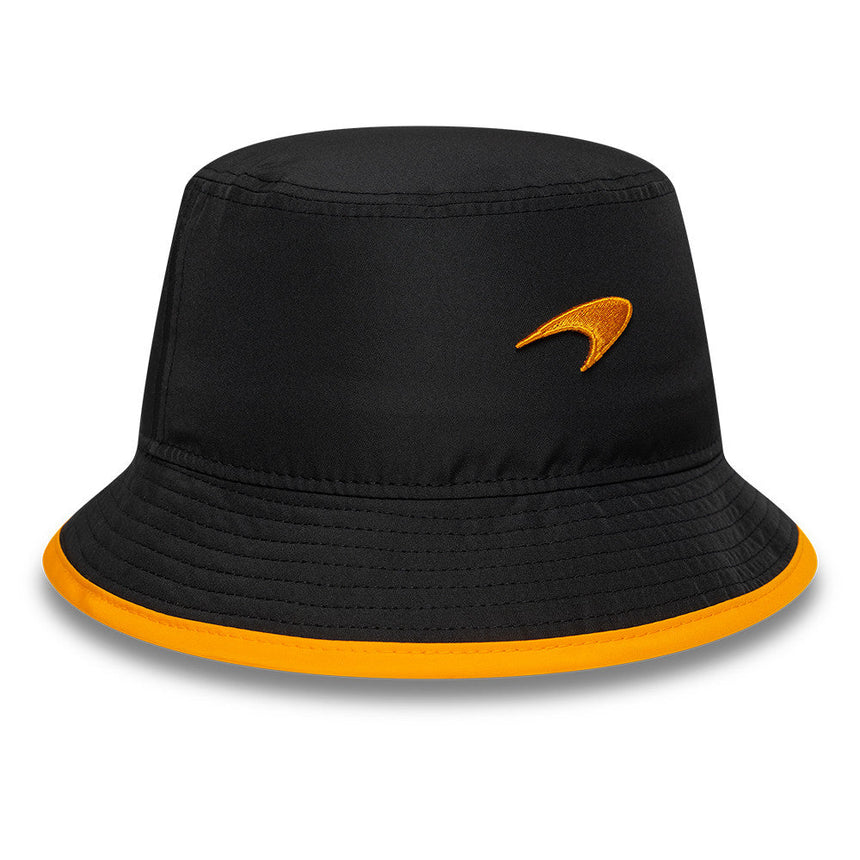 Chapeau de seau McLaren x Reiss, saisonnier, effilé, New Era, 9FORTY, noir