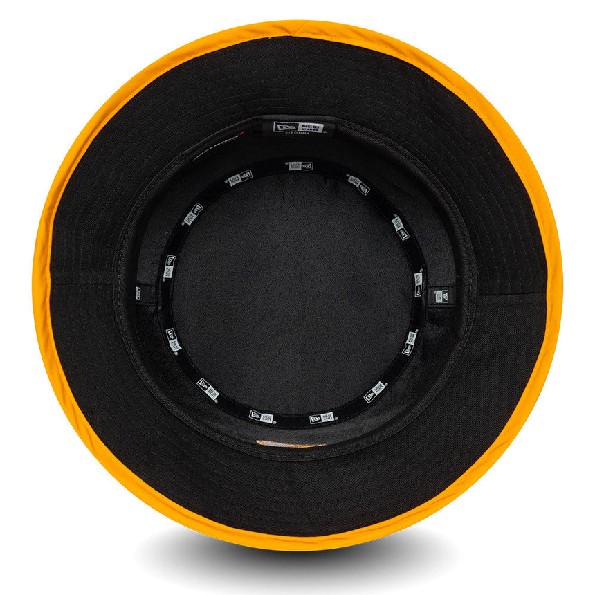 Chapeau de seau McLaren x Reiss, saisonnier, effilé, New Era, 9FORTY, noir