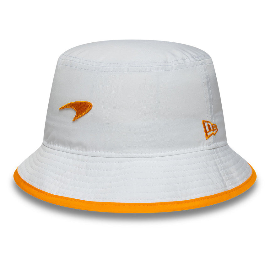 McLaren x Reiss casquette seau, saisonnière, ajustée, New Era, 9FORTY, blanche