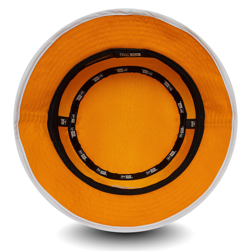 Casquette bucket McLaren x Reiss, de saison, ajustée, New Era, 9FORTY, orange