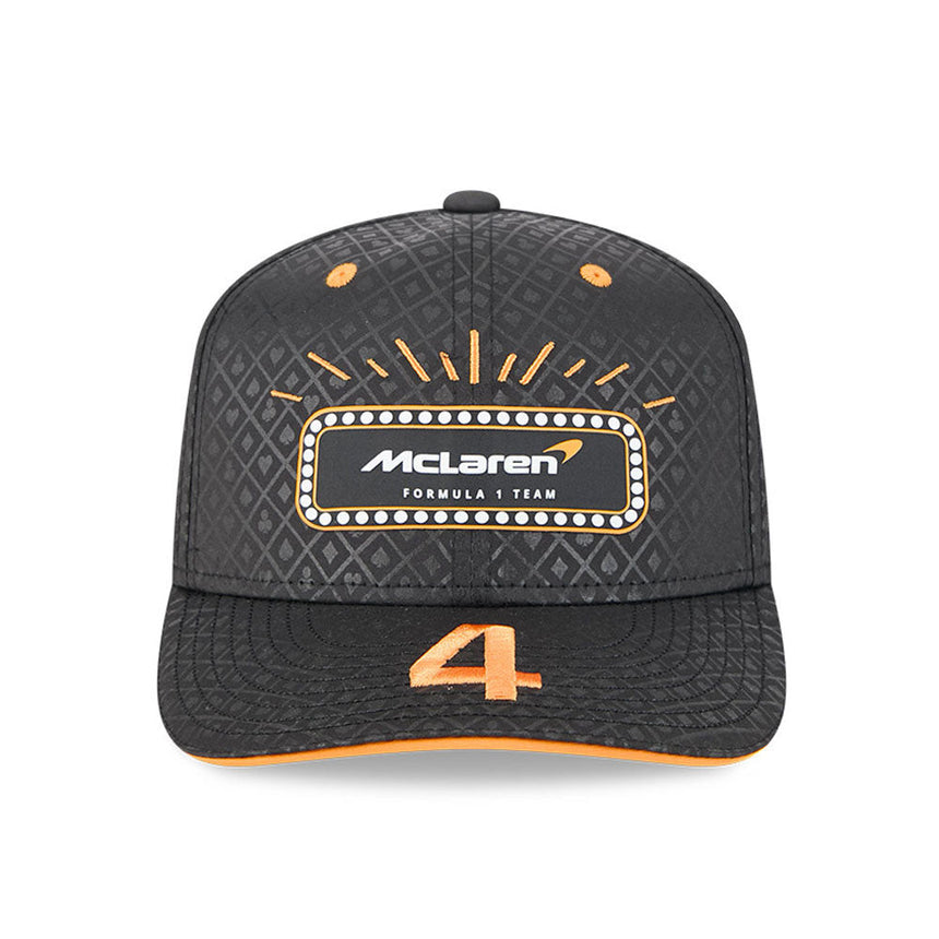 Casquette McLaren, édition spéciale Las Vegas, Lando Norris, New Era, 9SEVENTY, noir