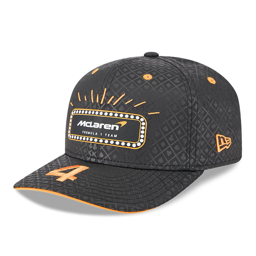 Casquette McLaren, édition spéciale Las Vegas, Lando Norris, New Era, 9SEVENTY, noir