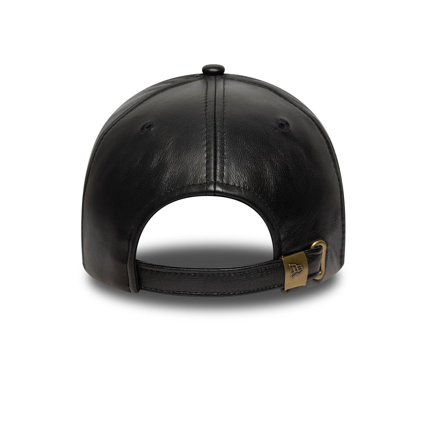 Casquette des New York Yankees, en cuir, New Era, 9FORTY, noir