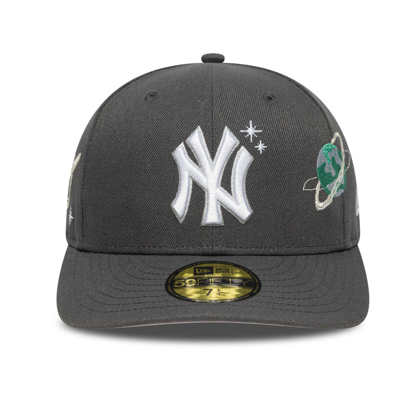Casquette Yankees de New York, PLANET ICON, 59FIFTY, PC, camouflage, noir