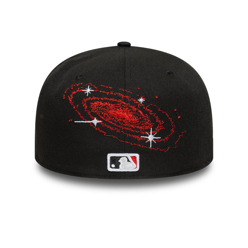 Casquette des Dodgers de Los Angeles, PLANET ICON, New Era, 59FIFTY, PC, noir