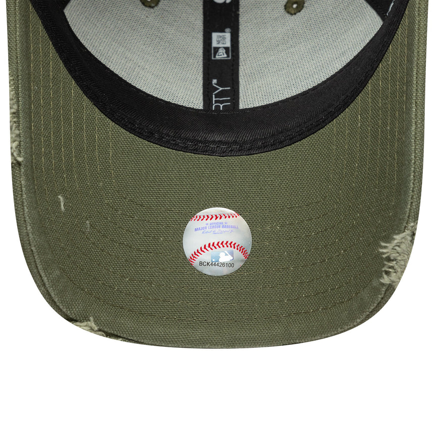 Casquette New York Yankees, badge vieilli, New Era, 9FORTY, marron