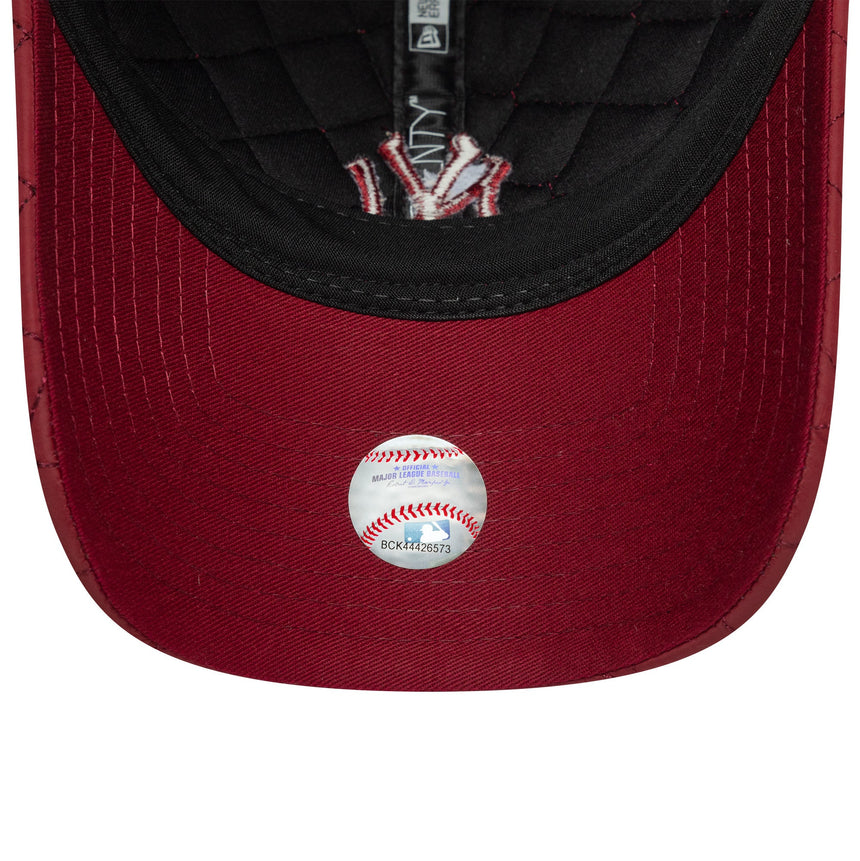 Casquette des Yankees de New York, rembourrée, New Era, 9TWENTY, rouge