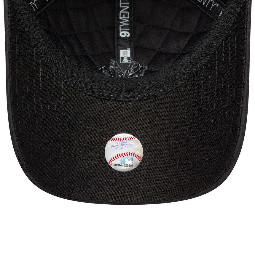 casquette des Yankees de New York, rembourrée, New Era, 9TWENTY, pour femmes, noire