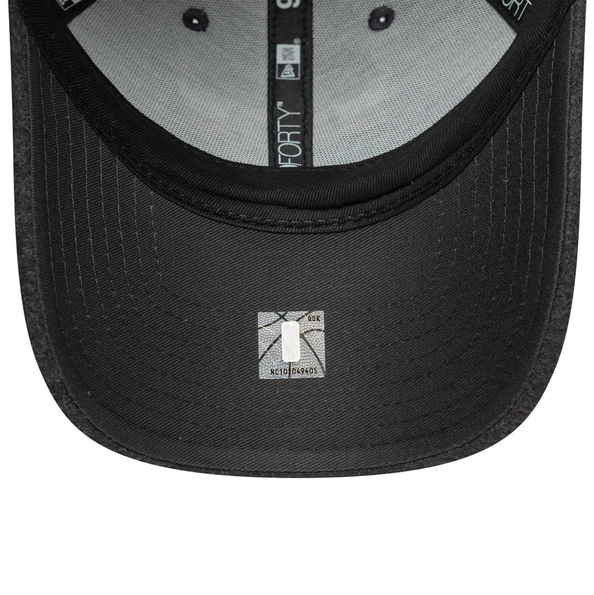 Casquette Chicago Bulls, laine melton, 9FORTY, Chicago Bulls, gris, gris