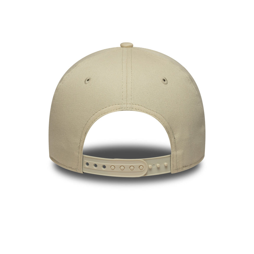 Casquette New York Yankees, beige, patch latéral, A-frame, New Era, 9FORTY, beige