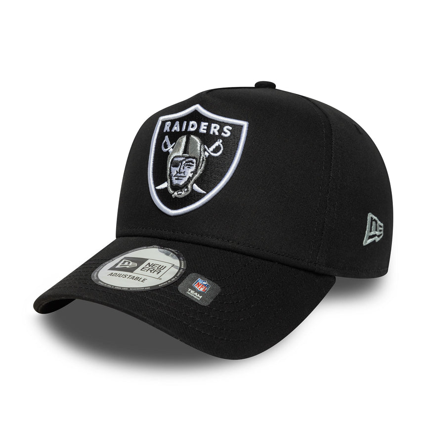 Las Vegas Raiders, patch latéral, New Era, A-frame, noir