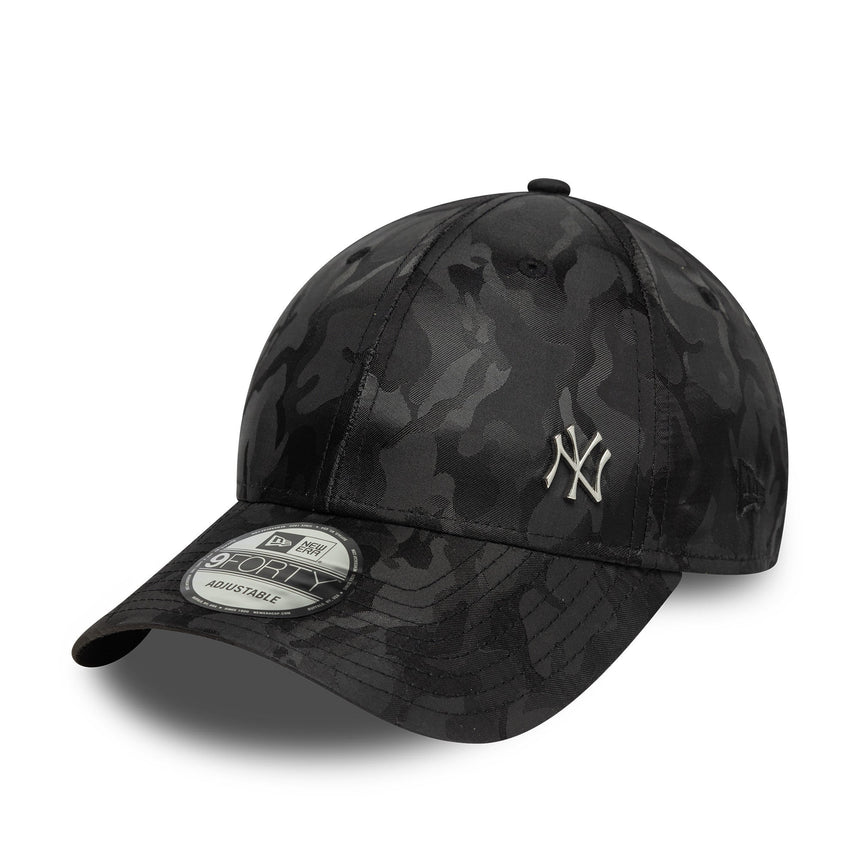 Casquette des New York Yankees, pin sans défaut, New Era, 9FORTY, camouflage, noir